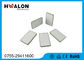 Warna Putih Kecil PTC Keramik Heater Elemen 12 - 24 Tegangan Rectangle Chip