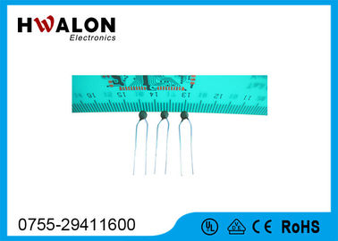 PR6 Termal Perlindungan Termistor Resistor Tetap Kaleng Tembaga Bahan Kawat Timbal