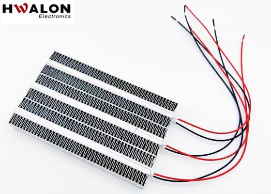 300W PTC Aluminium Heater Keramik Air Heater Elemen Pemanasan Suhu Konstan untuk Unit Ventilasi Perangkat 120*75*15mm