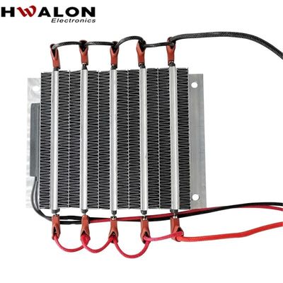 Isolasi PTC Keramik Pemanas udara suhu konstan Pemanas 200W AC/DC 12V Inkubator