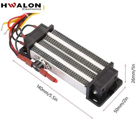 500W 110V Aluminium PTC Heating Element Keramik Air Heater Konstan - suhu Air Heating Element, cocok untuk AC, pengering hewan peliharaan, pengering pakaian dan humidifier