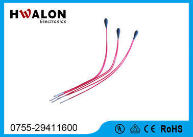 Custom Komputer Electical Thermistor Sensor Suhu NTC Dengan Epoxy Bead