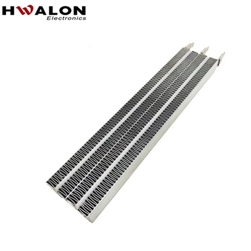 Suhu konstan Lembar aluminium Ptc Keramik Pemanasan 500-600w AC/DC 110-220v Pemanasan PTC elemen