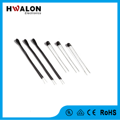 Sensor suhu tipe manik-manik resin terkapsul dengan presisi tinggi MF52 NTC Thermistor, Koefisien suhu negatif miniatur dengan rentang resistensi yang luas